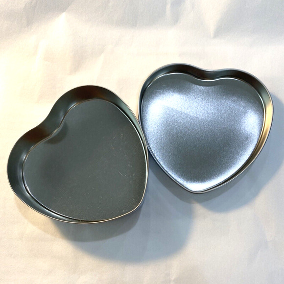 Brighton Heart Shaped Tin Jewelry Keepsake Gift Box Collectible Metal Container - Picture 4 of 5